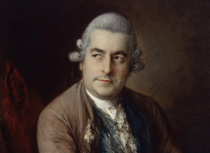 Johann Christian Bach. Gemälde von Thomas Gainsborough