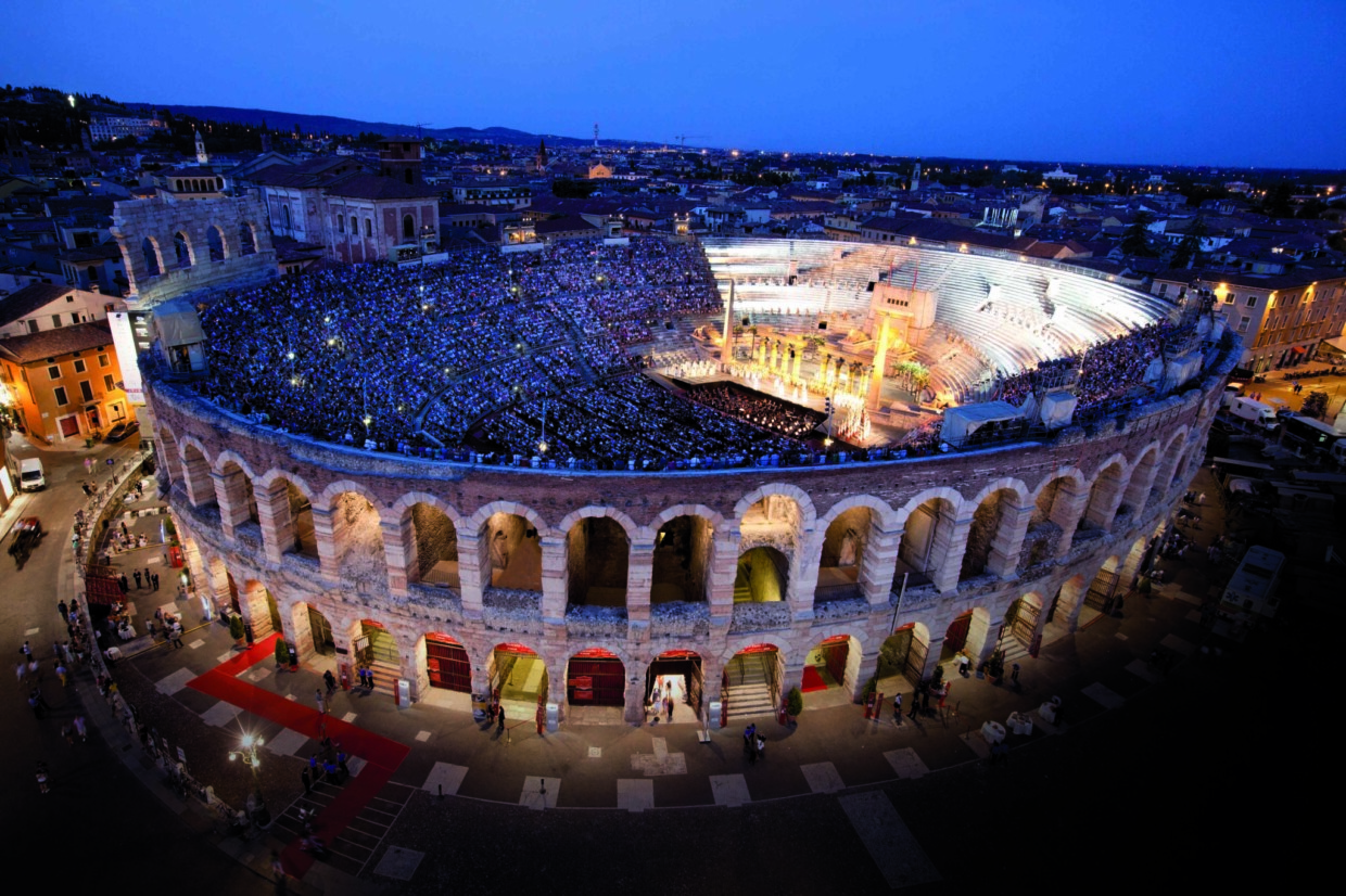 Magische Spielstätte: die Arena di Verona