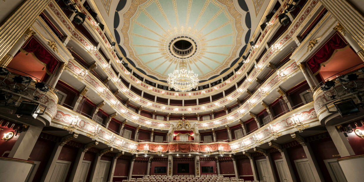 Der große Saal im Regensburger Theater am Bismarckplatz