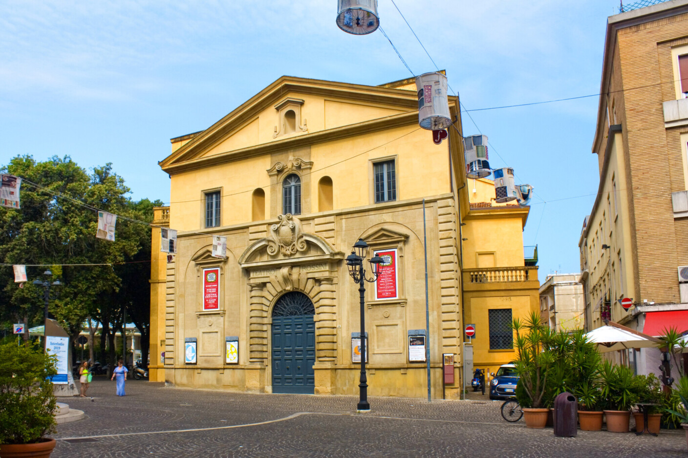 Das Teatro Rossini in Pesaro, der Geburtsstadt des Komponisten