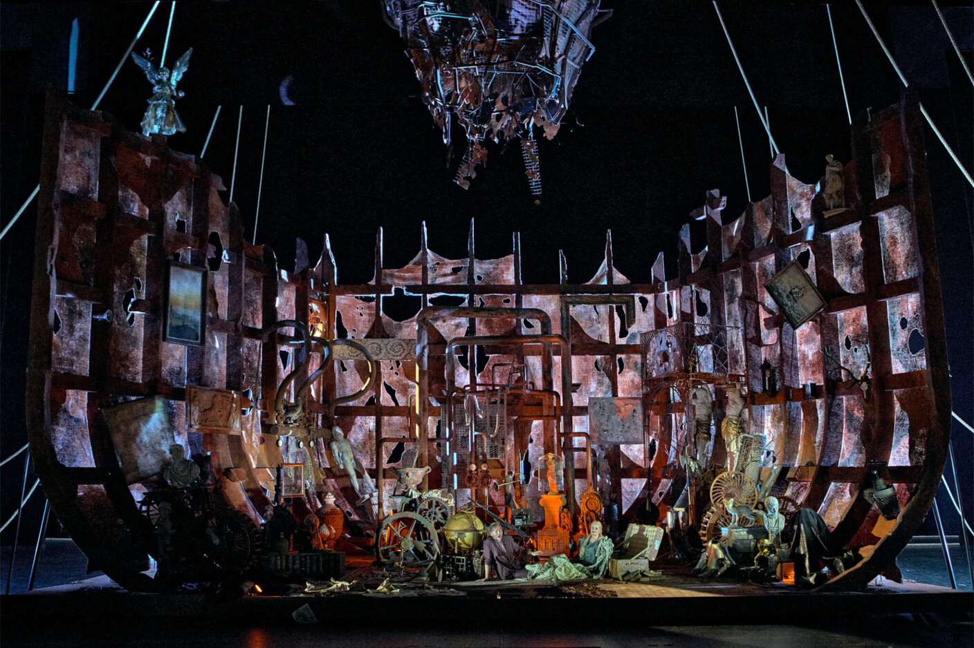 Szenenbild aus „Tristan und Isolde“ bei den Bayreuther Festspielen