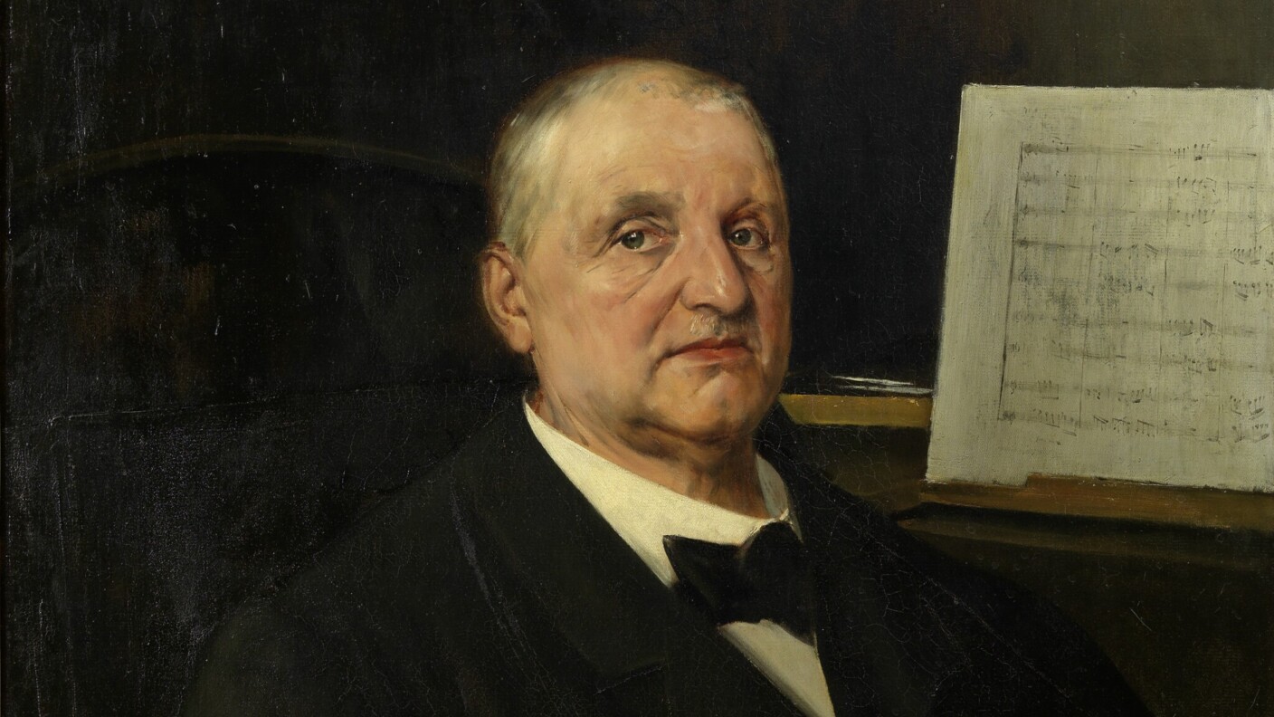 Anton Bruckner, gemalt von Ferry Beraton 1889