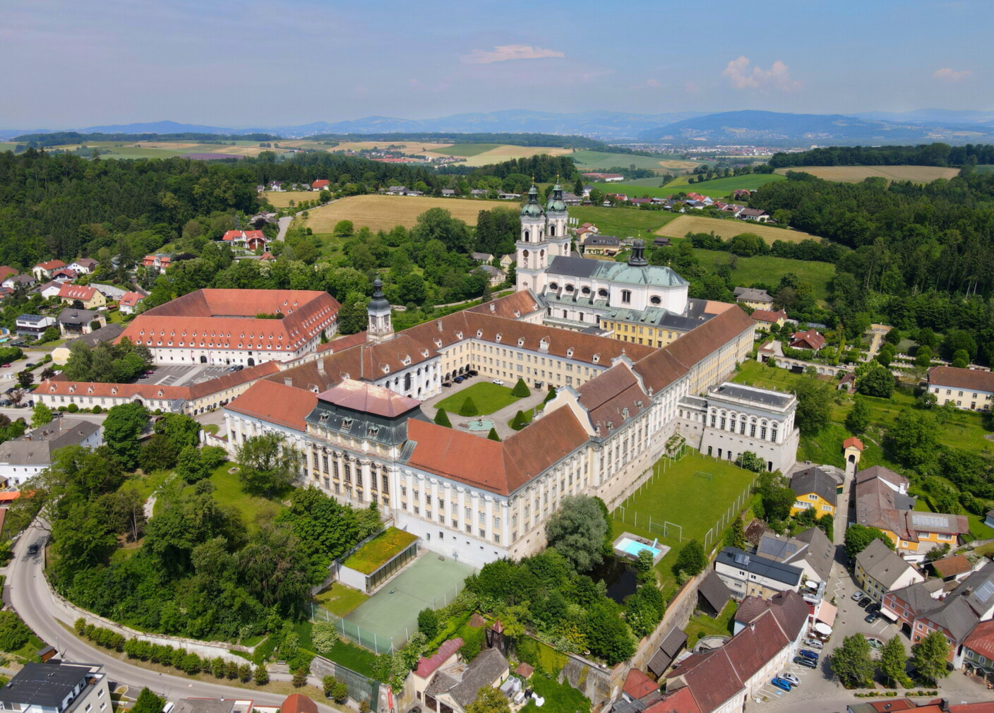 Im Linzer Stift Sankt Florian war Bruckner Chorknabe und Organist