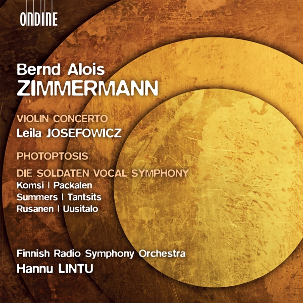 Album Cover für Zimmermann: Violinkonzert u. a.