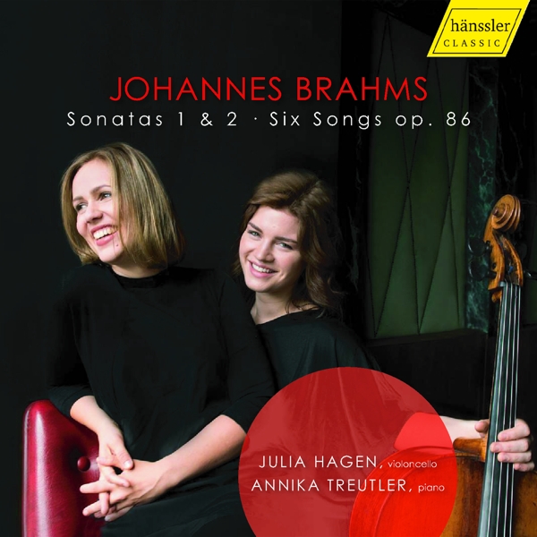 Album Cover für Brahms: Cellosonaten Nr. 1 & 2