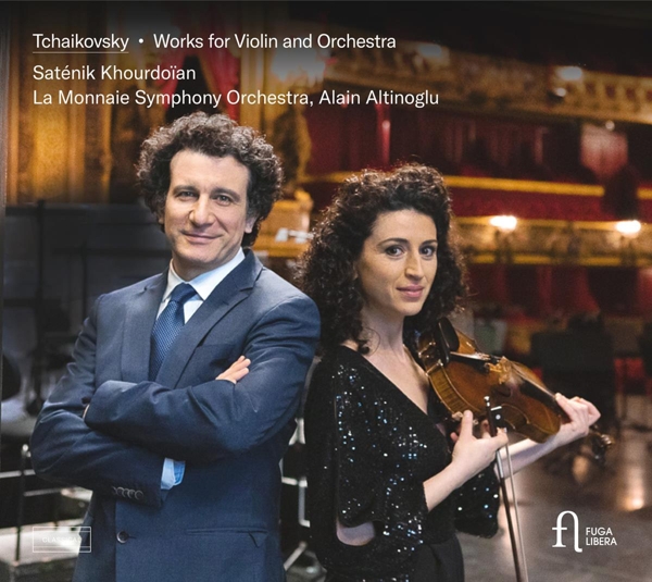 Album Cover für Tschaikowsky: Werke für Violine & Orchester