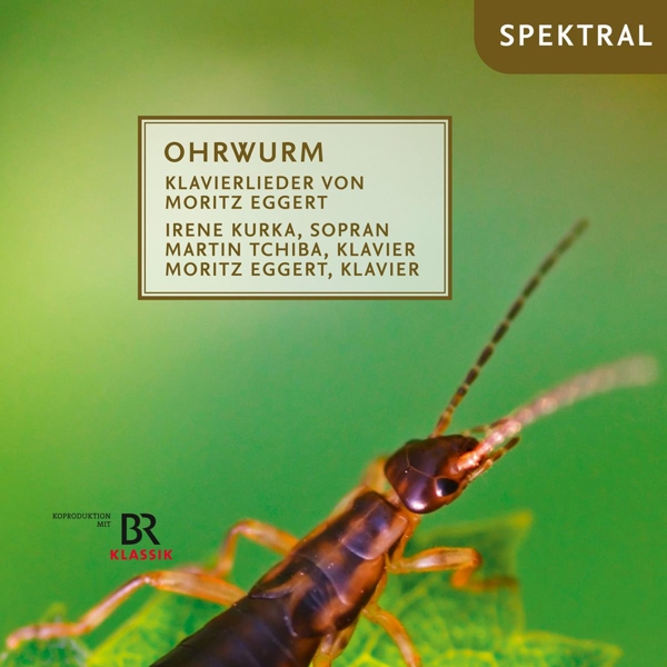 Album Cover für Ohrwurm – Klavierlieder von Moritz Eggert